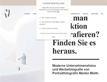 Tablet Screenshot of marlenmieth.de